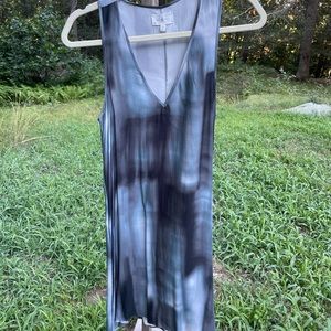 Gorgeous Lou Grey tie dye print dress